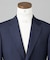 WEB&一部店舗限定【DORMEUIL/ドーメル】IMPERIALJADE/インペリアルジェイド 通年 3ピーススーツ（ネイビー×格子）