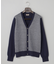 体温調整に【洗える/チクチクしにくい/ピリングしにくい】イタリア糸 ハイゲージ カーディガン_WOOL100%