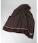【WOOL100％】大判ドットットプリントストール