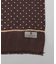 【WOOL100％】大判ドットットプリントストール