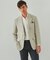 【DORMEUIL】ドーメル HEXAGON リネン ジャケット_ベージュ