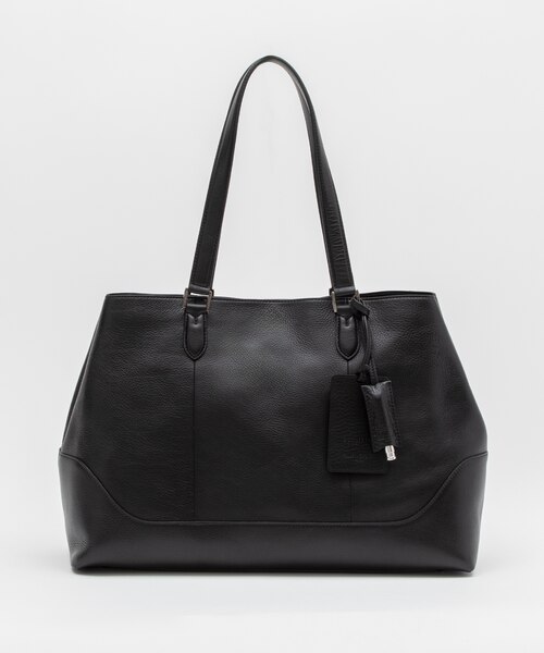 Pelle Morbida 黒 レザートートバッグ 別注/日本製【PELLE MORBIDA×GOTAIRIKU】レザー トートバッグ