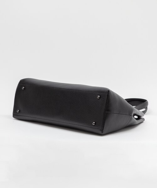 Pelle Morbida 黒 レザートートバッグ 別注/日本製【PELLE MORBIDA×GOTAIRIKU】レザー トートバッグ
