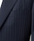 シワになりにくい【御幸毛織/みゆきけおり】Superio160 スーツ_ネイビーストライプ