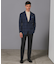 【Ermenegild Zegna/ゼニア】トロフェオ カシミヤ ジャケット_ネイビーチェック