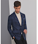 【Ermenegild Zegna/ゼニア】トロフェオ カシミヤ ジャケット_ネイビーチェック