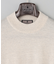 25年新作【洗える/チクチクしにくい/ピリングしにくい】イタリア糸 ハイゲージ カバーネックニット_WOOL100％