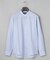 【シワになりにくい/洗える】ＴＣブロード シャツ_バンドカラー