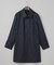 25年新作/3シーズン対応【防水/軽量/シワになりにくい】メランジカルゼ ステンカラーコート_無地