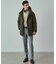WEB限定【仕事で着られる】ドレスダウンコート_ストレッチツイル