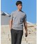 綿とポリのいいとこどり【洗濯機可】テーラード DRESS BIZ ニットTシャツ