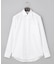 【形態安定】PREMIUMPLEATS_セミワイドカラー 通年ドレスシャツ_ホワイト/ストライプ(26年モデル)