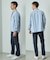 【WEB限定】ピンオックス カッタウェイカラーシャツ