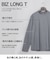 あのBIZ Tが長袖に【WEB限定】キレイ目 鹿の子 BIZ Tシャツ_ロング