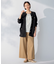 【WEB限定カラーあり/洗える/撥水加工】TRギャバ ワイドクロップドパンツ