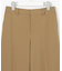 【WEB限定カラーあり/洗える/撥水加工】TRギャバ ワイドクロップドパンツ