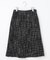 カラーミックスツイード Aラインスカート