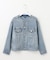 【ご好評につき追加生産・洗える】USUKARU DENIM ノーカラージャケット