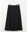 【好評につき追加生産/洗える】WASHABLEPONTE セミフレアスカート
