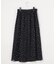 【XSサイズ~/洗える】ドローイングタッチプリント ギャザースカート