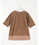 【洗える・XSサイズあり】レースEDGE Tシャツ＆インナータンクトップセット トップス