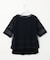 【洗える・XSサイズあり】レースEDGE Tシャツ＆インナータンクトップセット トップス