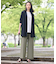 【洗える・XSサイズあり】ライト2WAYストレッチワイド パンツ