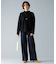 【洗える】365DENIMワイドストレート パンツ