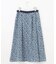 【洗える】フラワーペタルプリント スカート