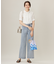 【洗える】ウスカルデニム ワイドパンツ