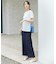 【洗える】ウスカルデニム ワイドパンツ