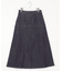 【洗える】ウスカルデニム スカート