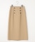 【洗える】オックスストレッチストレート スカート