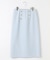 【洗える】オックスストレッチストレート スカート