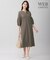【WEB限定・洗える】カラミストレッチパフスリーブ ワンピース