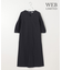 【WEB限定・洗える】カラミストレッチパフスリーブ ワンピース