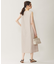 【WEB限定カラーあり・洗える】タッサーポプリンノースリーブ ワンピース