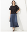 【カタログ掲載・洗える】レースエッジ Tシャツ&タンクトップセット トップス