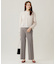 【WEB限定カラーあり・撥水加工・洗える】TRギャバストレート パンツ