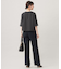 【WEB限定カラーあり・撥水加工・洗える】TRギャバストレート パンツ