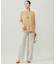 【WEB限定カラーあり・洗える】レーヨンストレッチ ニットT