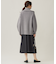 【洗える】ジップアップニット アウター