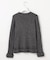 【PREMIUM KNIT COLLECTION】フリンジリブ ニット