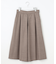 【洗える】ウォッシャブルウールサキソニーキュロット パンツ