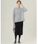 【洗える】ウールカシミヤブレンドケーブル ニット