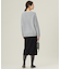 【洗える】ウールカシミヤブレンドケーブル ニット
