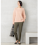 【洗える】ウールカシミヤブレンドケーブル ニット