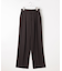 【セットアップ対応】リネンライクシンセティックワイドストレート パンツ
