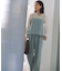 【セットアップ対応・接触冷感・洗える】リネンライクシンセティックワイドストレート パンツ