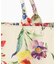 ペイントタッチフラワートート バッグ